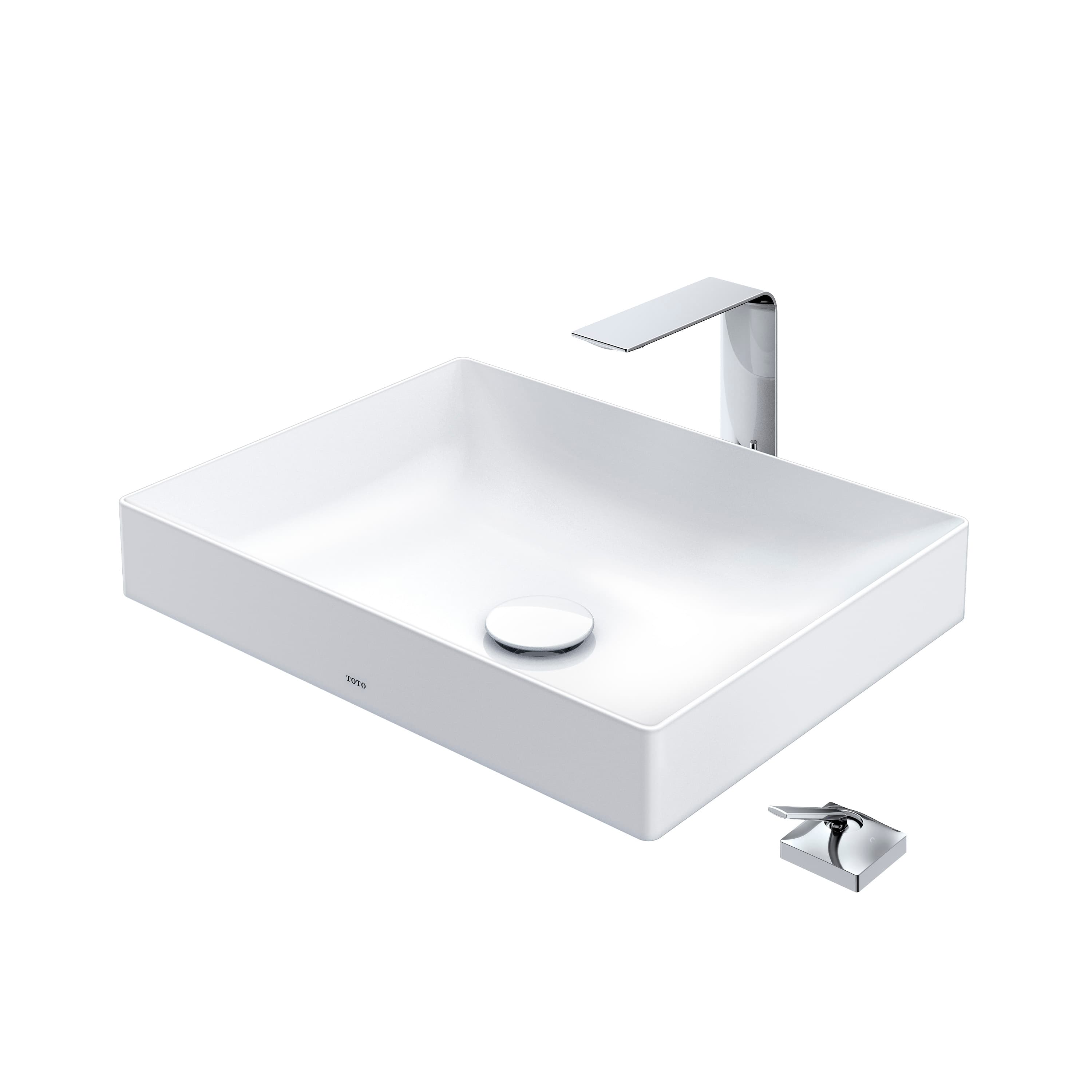 Sản phẩm Chậu Linear Ceram đặt trên bàn TOTO LT4715G19XW mã LT4715G19XW vị trí 3