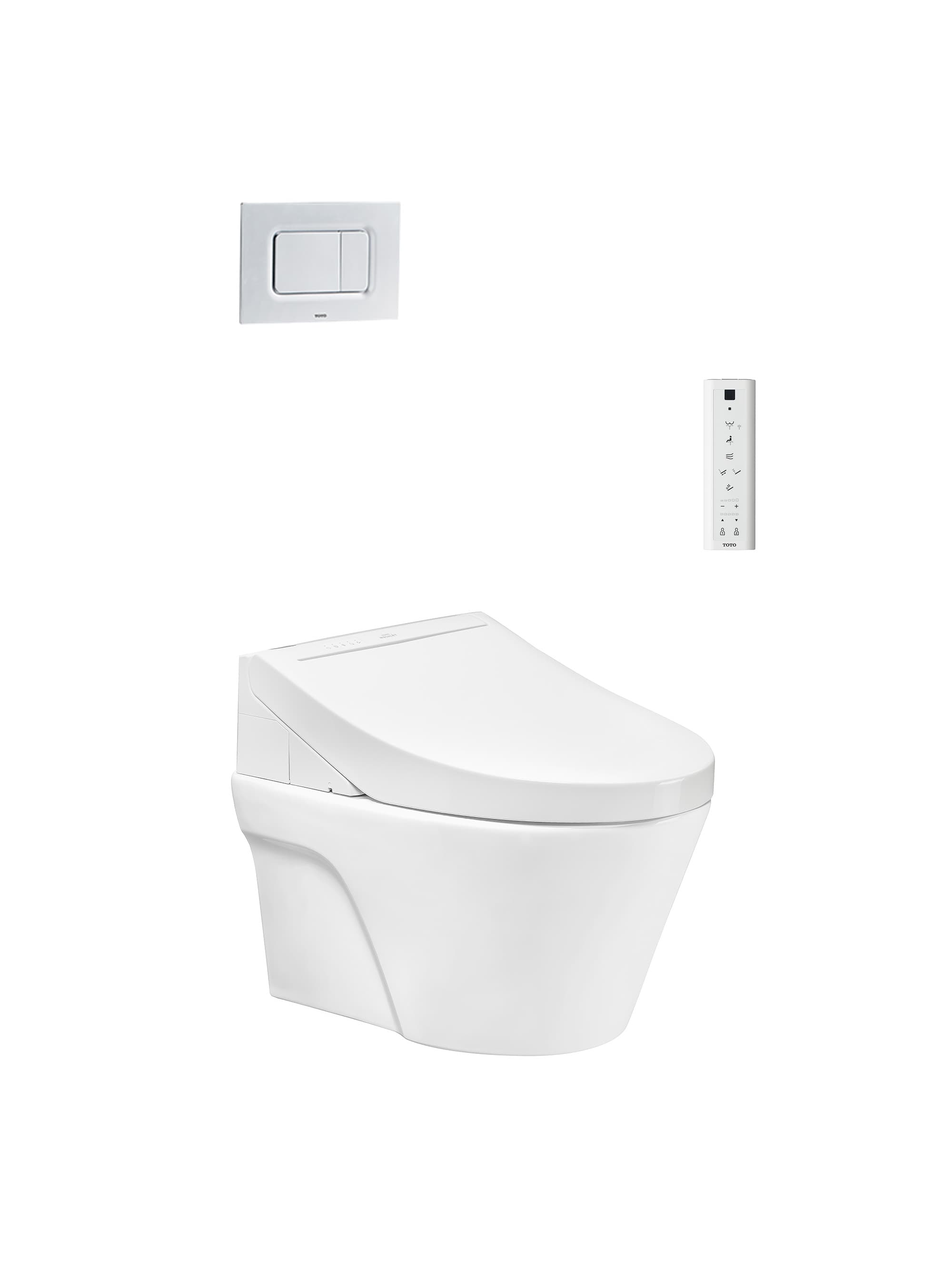 Sản phẩm Bàn cầu treo tường TOTO CW822REA-TCF24460AAA-WH172AT-TCA465-MB170P mã CW822REA-TCF24460AAA-WH172AT-TCA465-MB170P vị trí 1