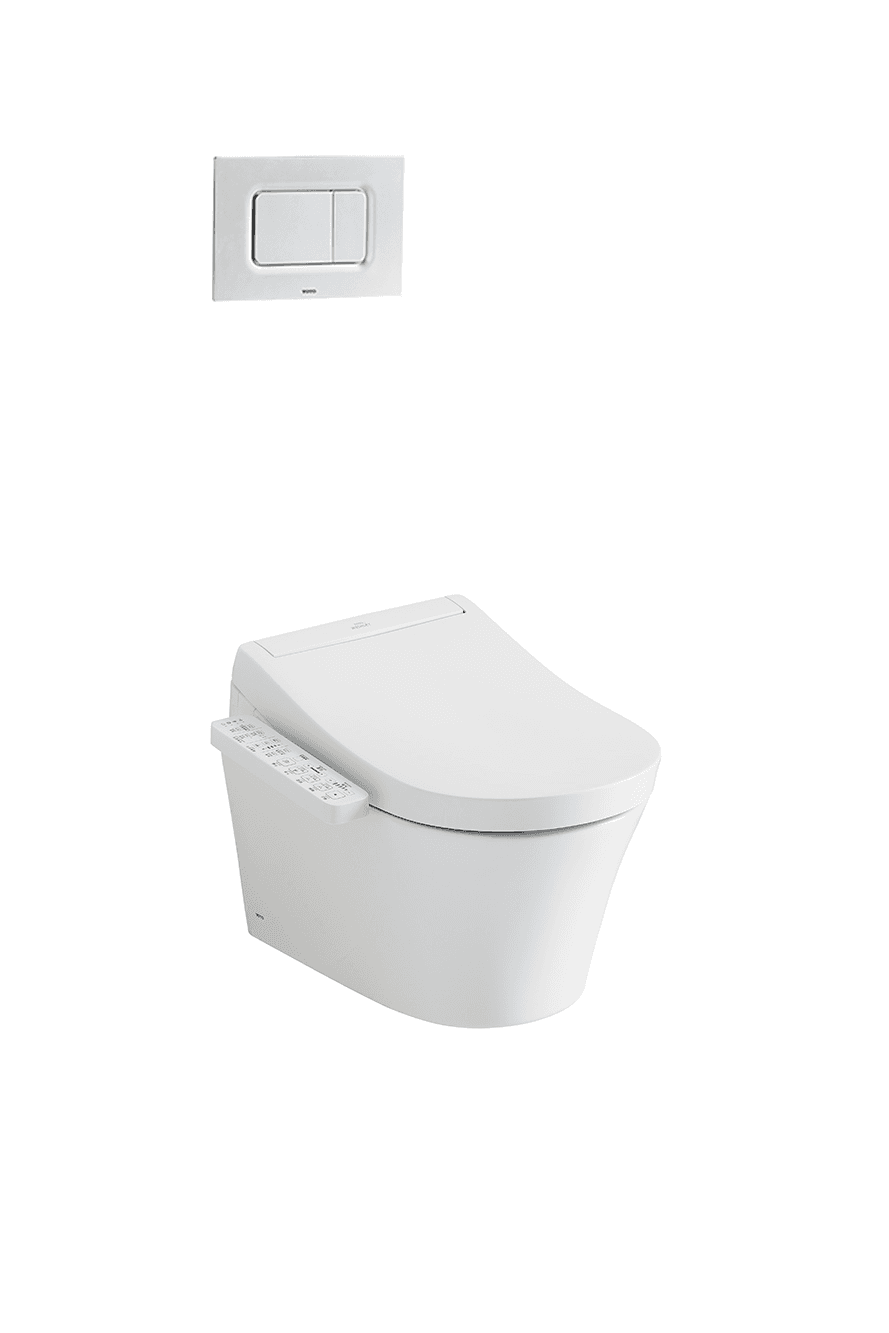 Sản phẩm Bàn cầu treo tường TOTO CW553C-TCF33370GAA-WH172AT-TCA465-MB170P mã CW553C-TCF33370GAA-WH172AT-TCA465-MB170P vị trí 12