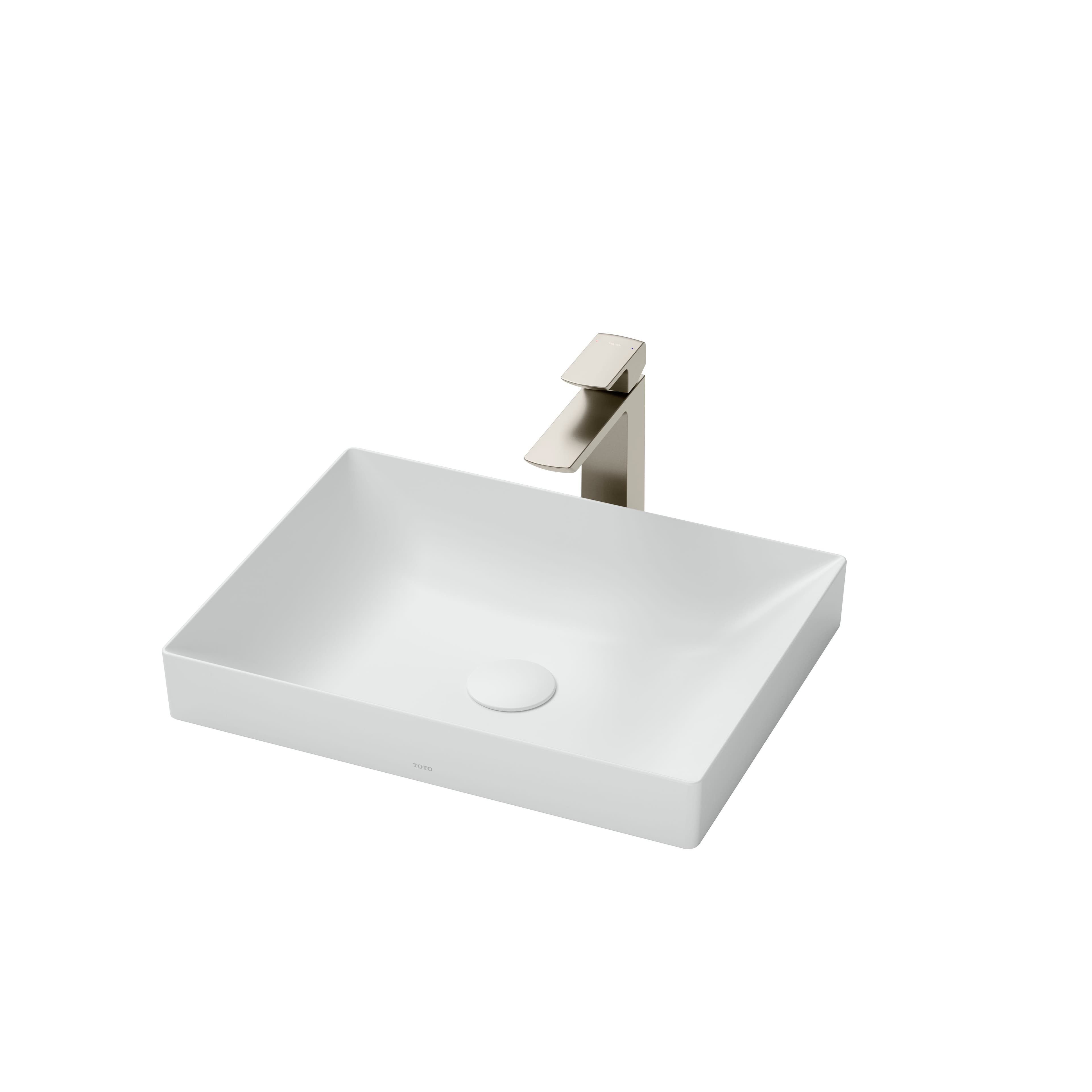 Ảnh 3 sản phẩm Chậu Linear Ceram đặt trên bàn TOTO LT4715G19XW mã LT4715G19XW