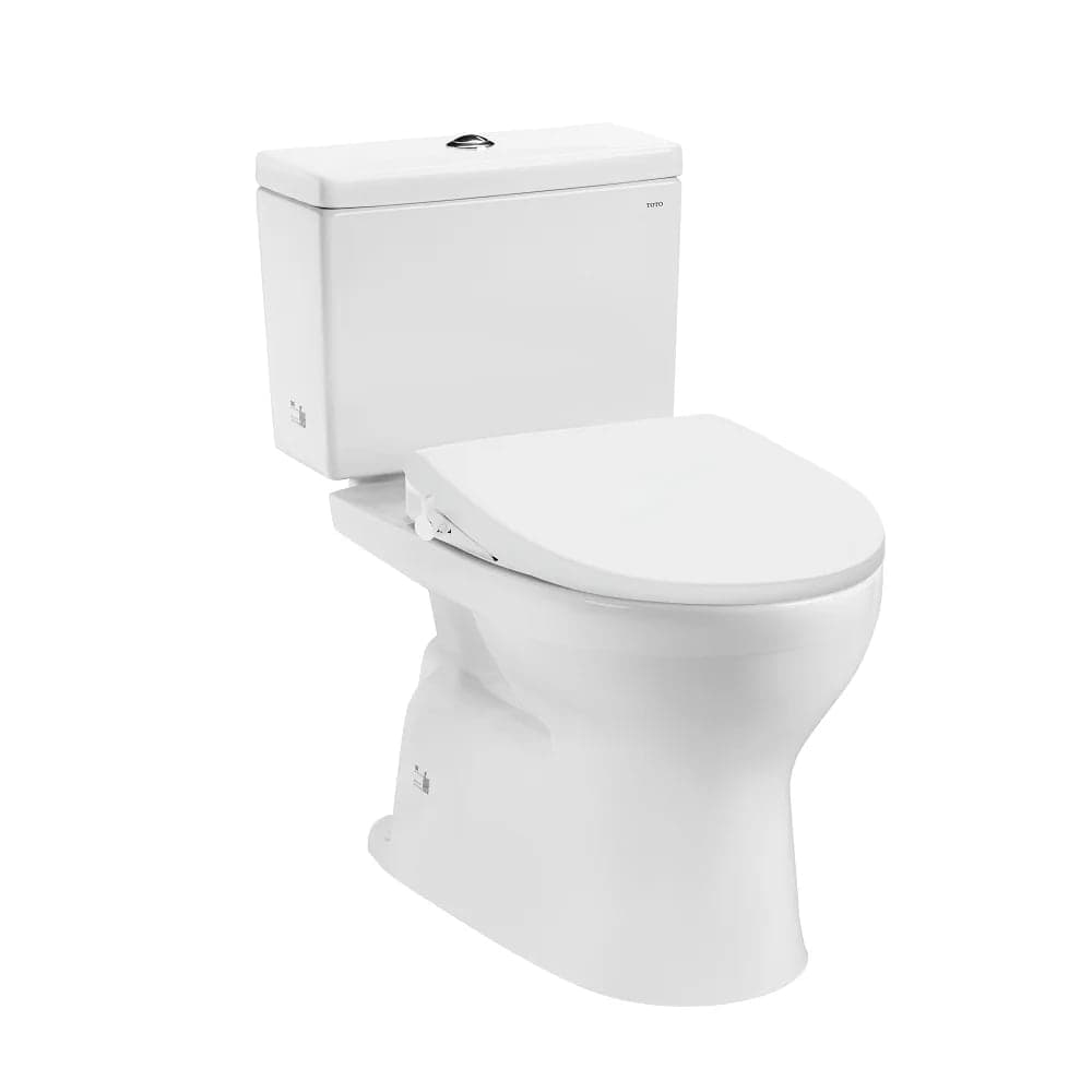 Bàn cầu hai khối kèm nắp rửa ECOWASHER TCW1211A TOTO CS302DE4