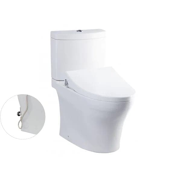 Bàn cầu hai khối, nắp đóng êm kèm vòi rửa nước lạnh TCW1211A TOTO CS769DRE4