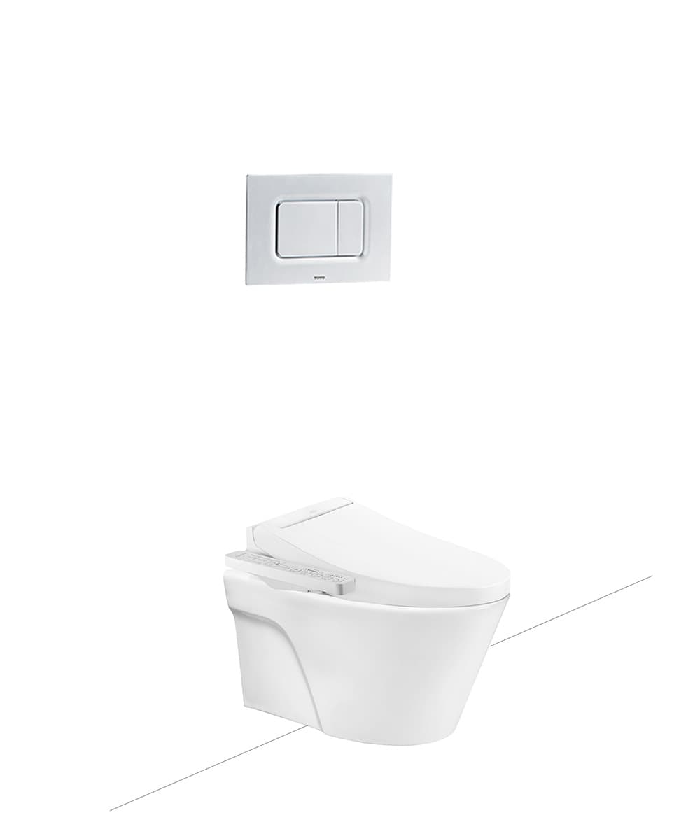Sản phẩm Bàn cầu treo tường TOTO CW822RA-TCF23410AAA-WH172A-MB170P mã CW822RA-TCF23410AAA-WH172A-MB170P vị trí 3