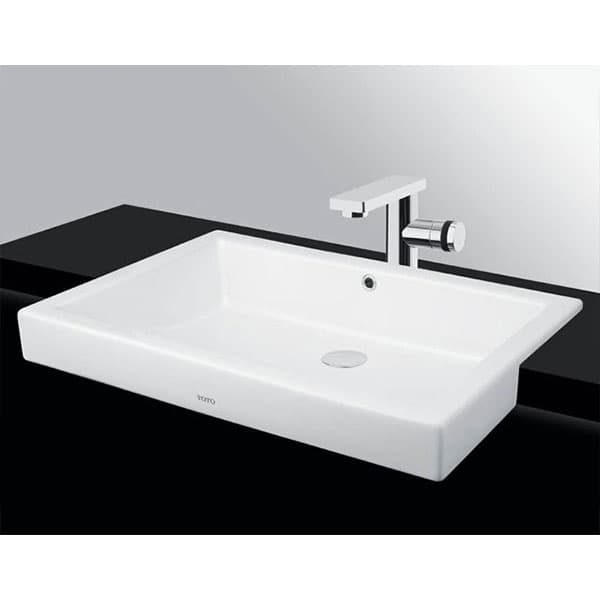 Sản phẩm Chậu rửa mặt cao cấp lavabo bán âm bàn LW646JWFW TOTO LW646JW-FW mã LW646JW-FW vị trí 3
