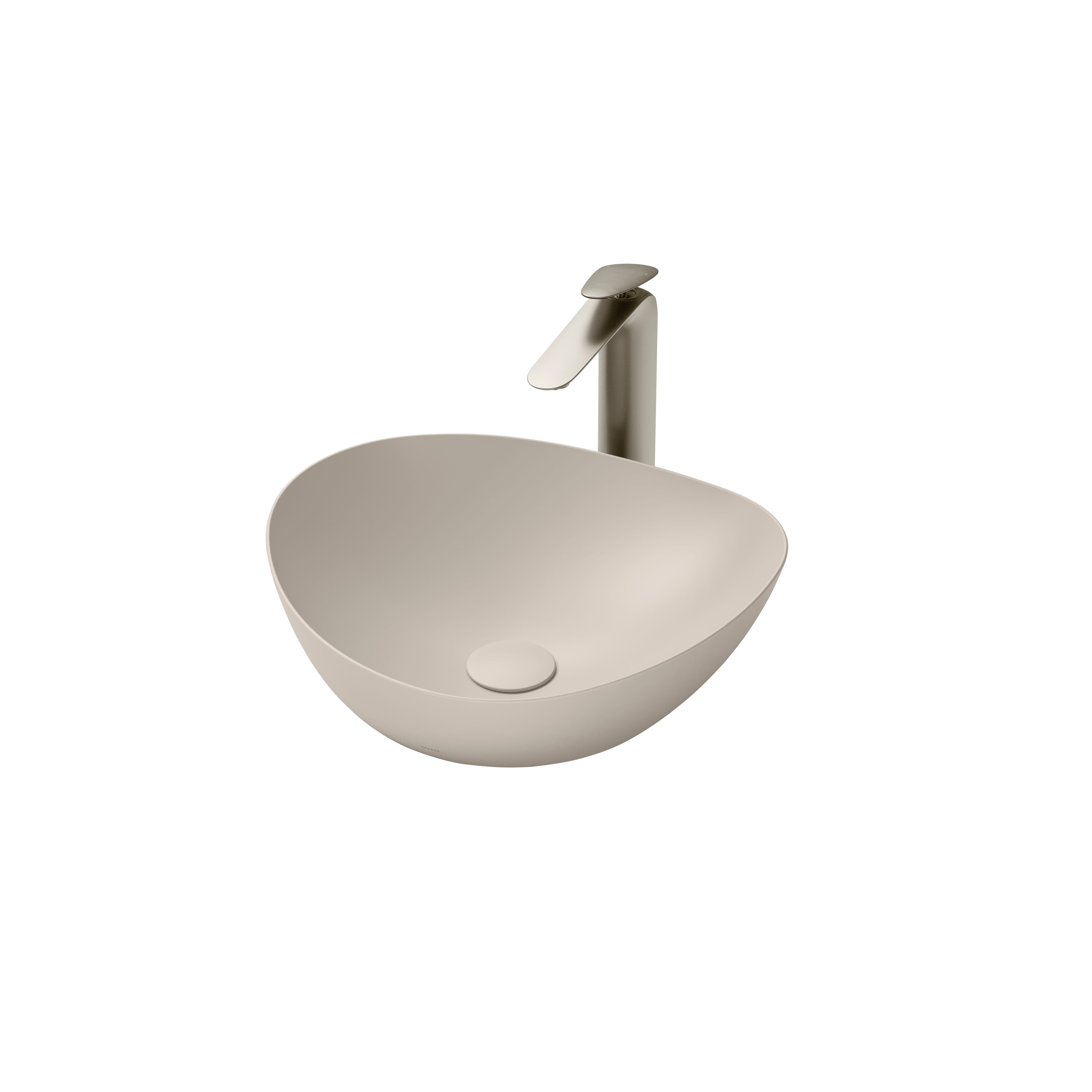 Ảnh 4 sản phẩm Chậu đặt bàn vành mỏng Linear Ceram TOTO LT4704G19XW mã LT4704G19XW