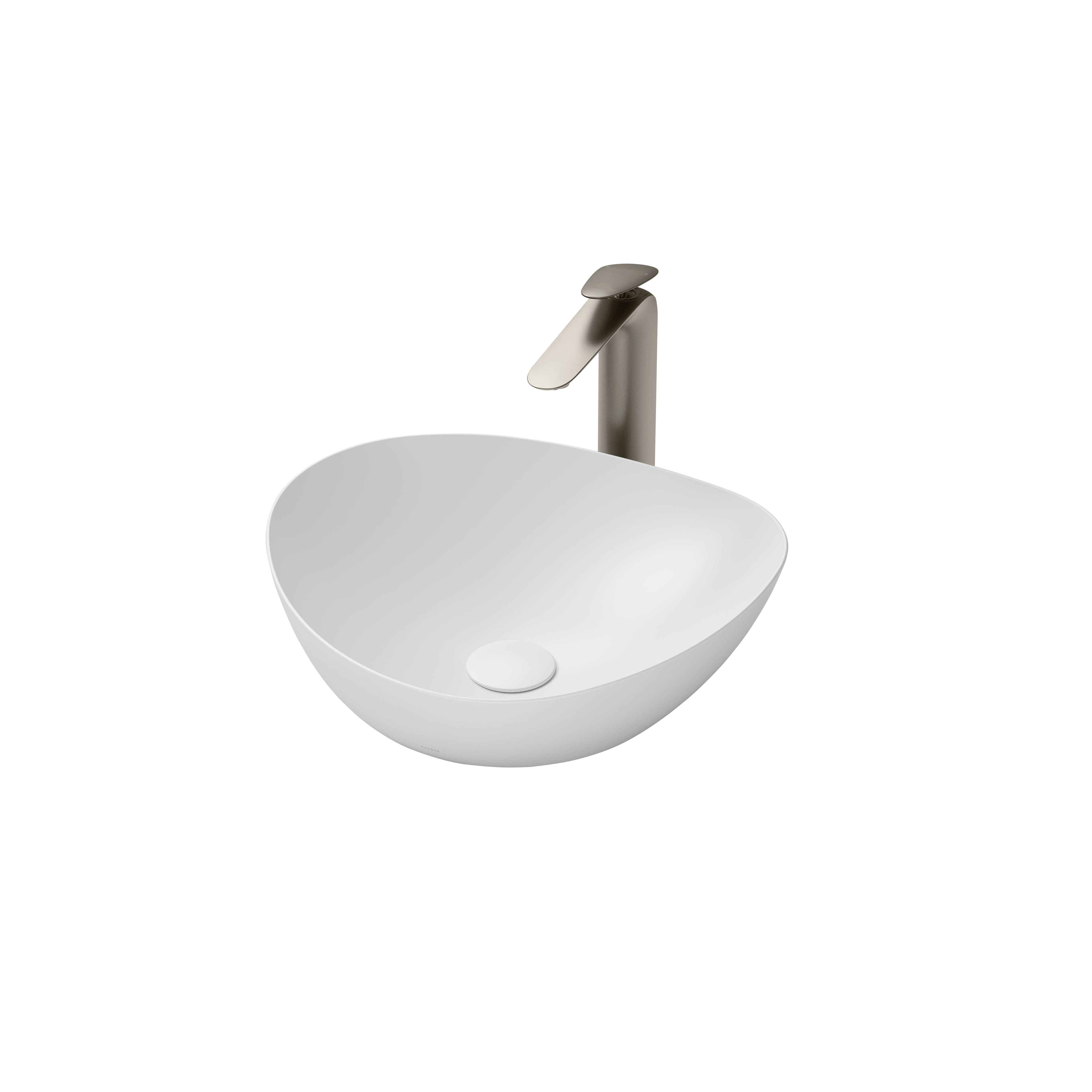 Ảnh 3 sản phẩm Chậu đặt bàn vành mỏng Linear Ceram TOTO LT4704G19XW mã LT4704G19XW