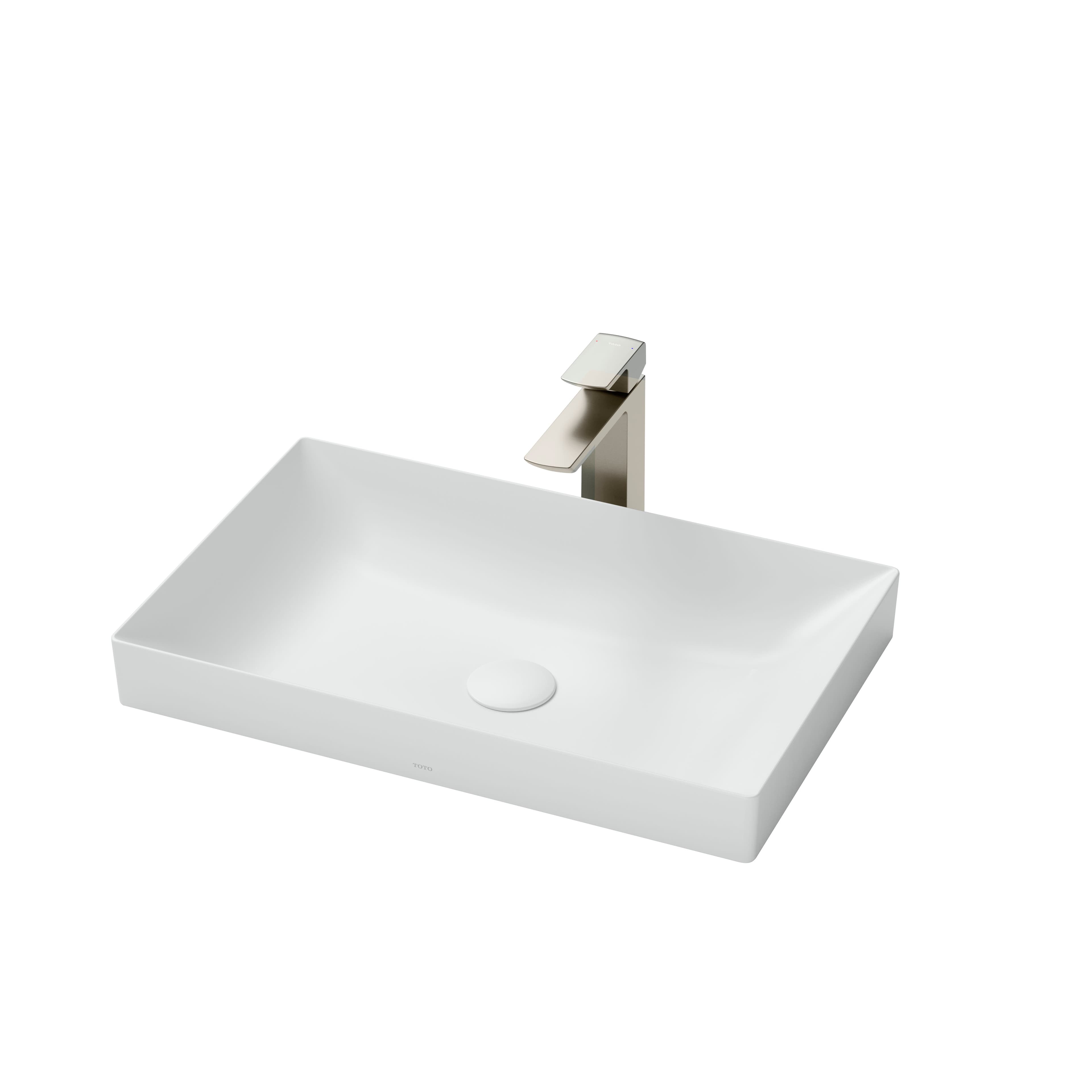 Ảnh 2 sản phẩm Chậu Linear Ceram đặt trên bàn TOTO LT4716G17XW mã LT4716G17XW