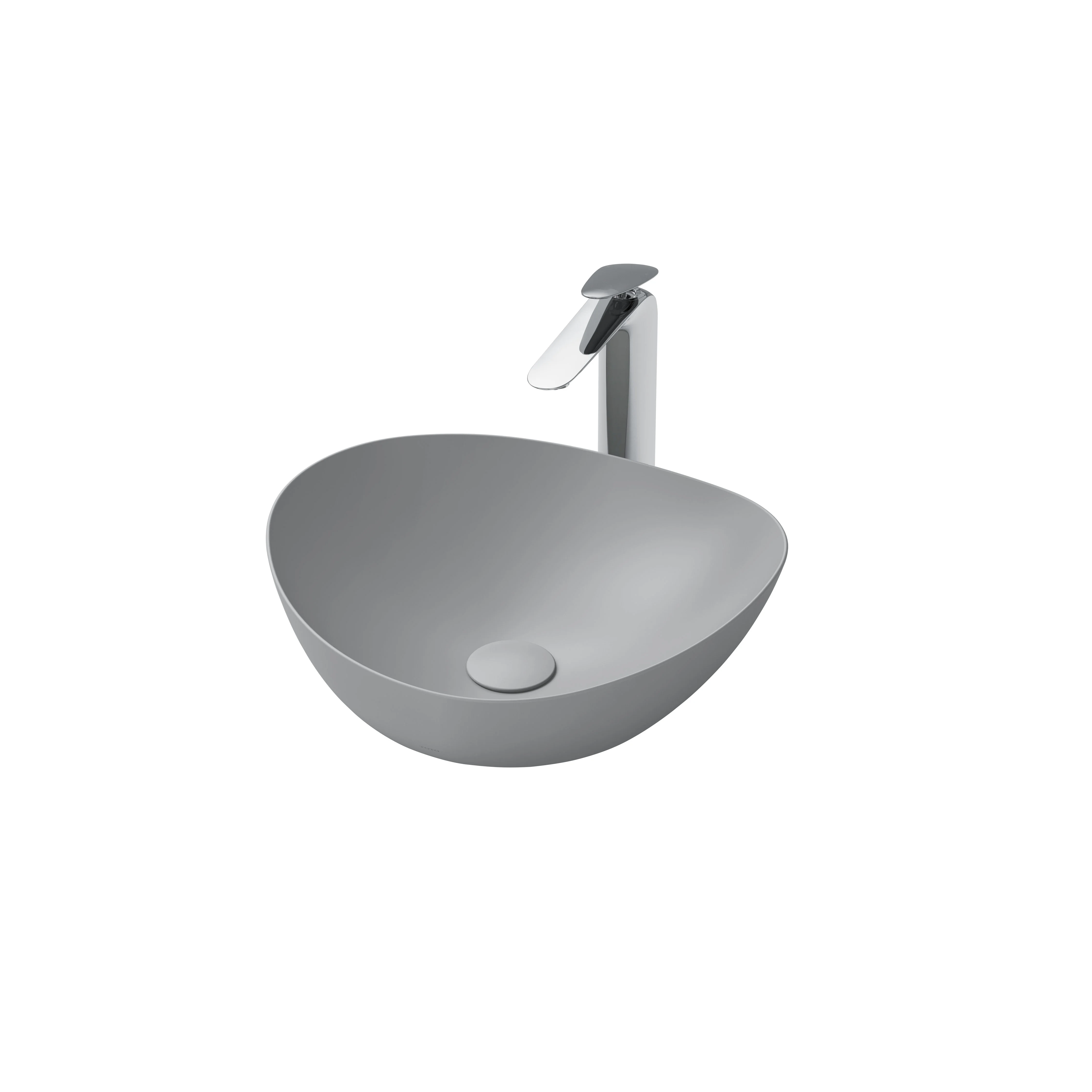 Ảnh 5 sản phẩm Chậu đặt trên bàn Linear Ceram TOTO LT4704G17XW mã LT4704G17XW