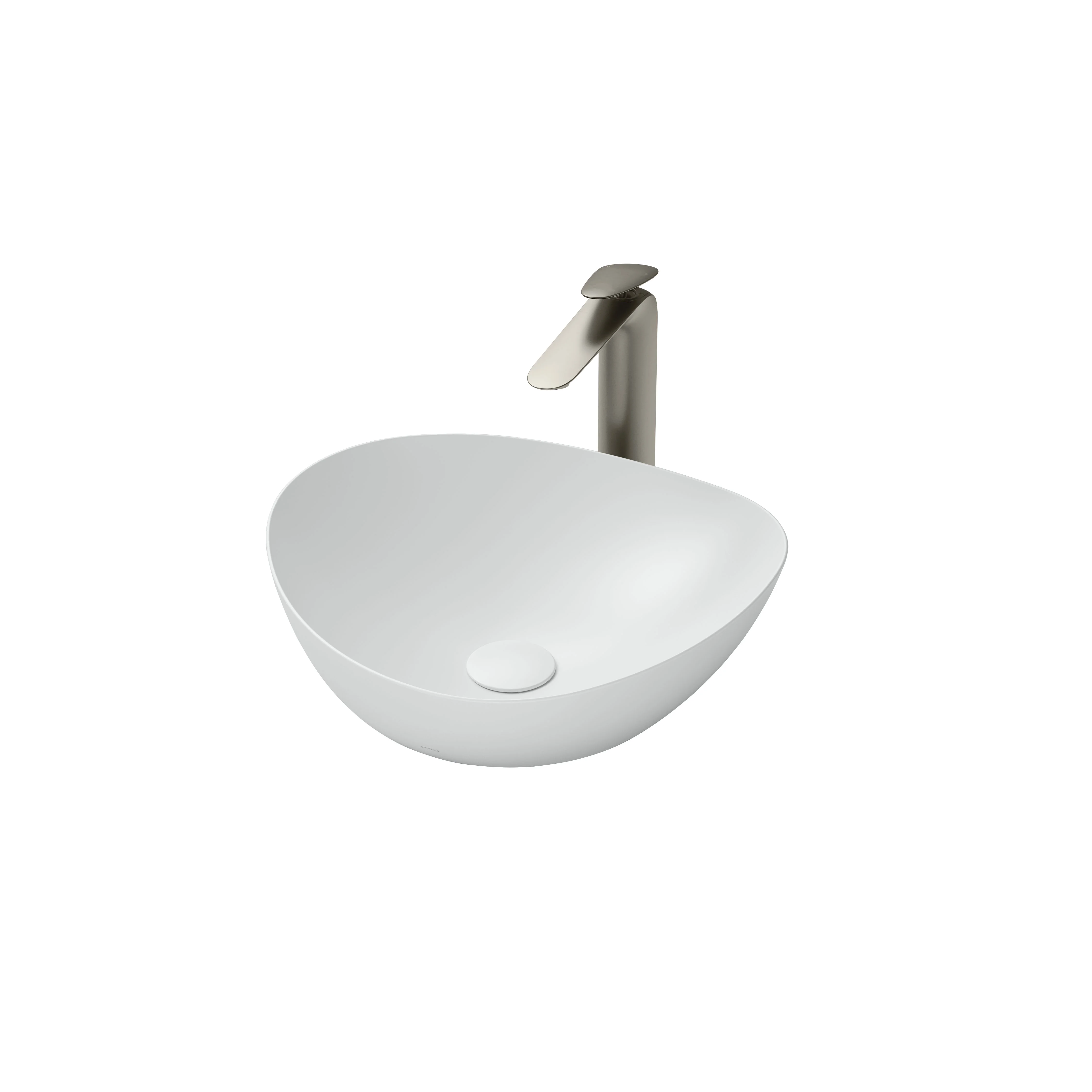 Ảnh 4 sản phẩm Chậu đặt trên bàn Linear Ceram TOTO LT4704G17XW mã LT4704G17XW