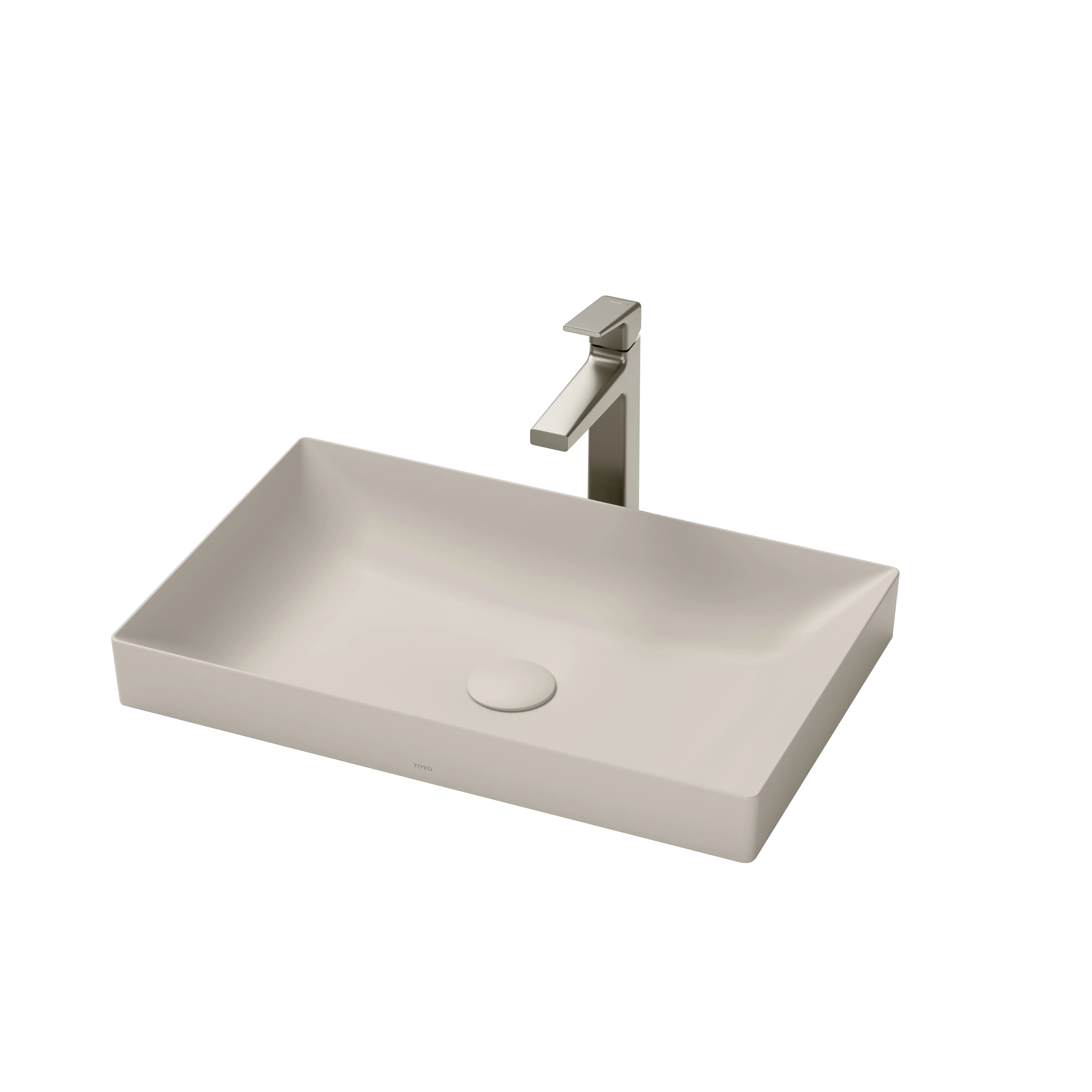 Ảnh 4 sản phẩm Chậu đặt bàn vành mỏng Linear Ceram TOTO LT4716G19XW mã LT4716G19XW