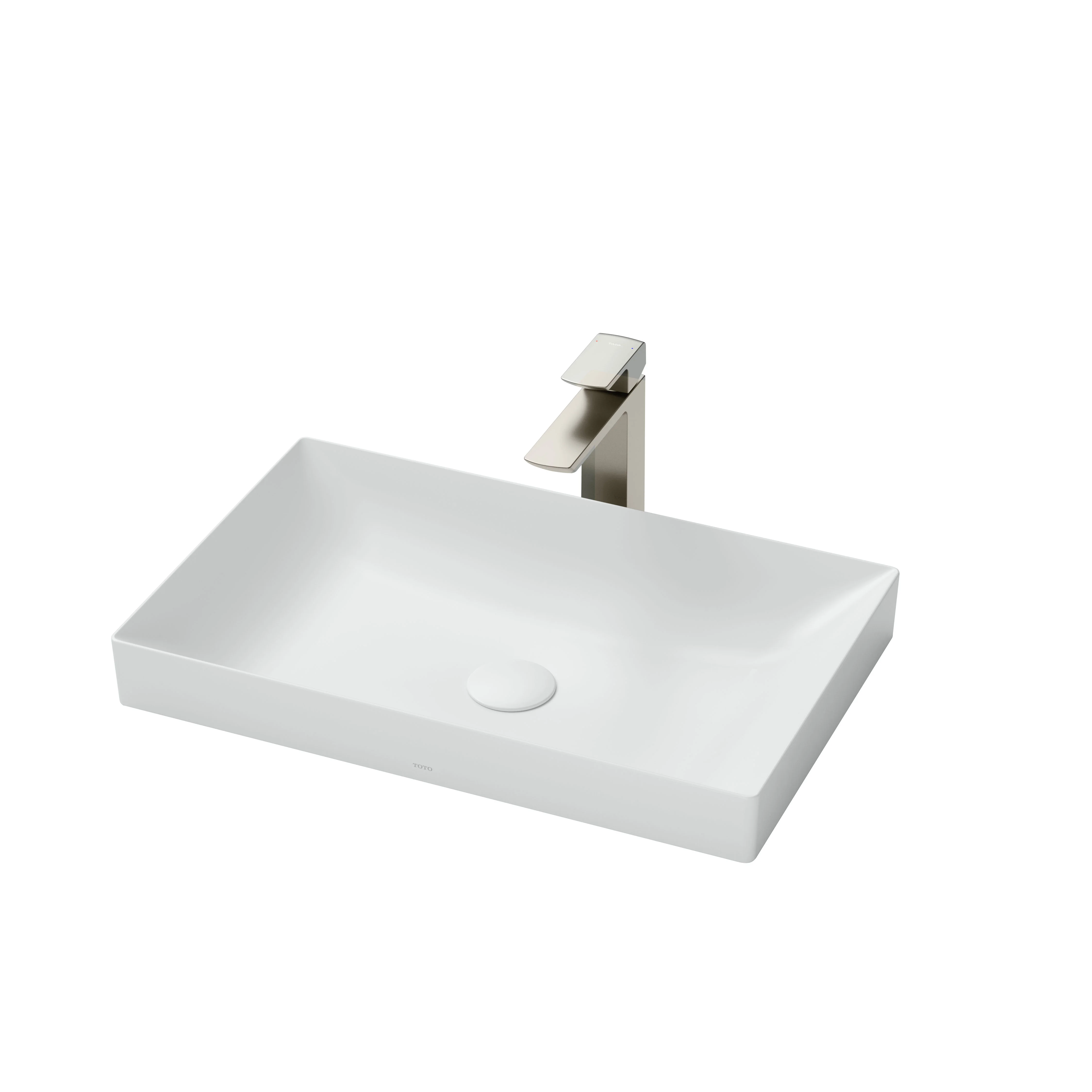 Ảnh 2 sản phẩm Chậu đặt bàn vành mỏng Linear Ceram TOTO LT4716G19XW mã LT4716G19XW